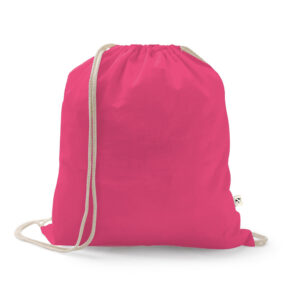 ISTANBUL. Saco tipo mochila em algodão reciclado (70%) e poliéster (30% rPET) (150 g/m²)
