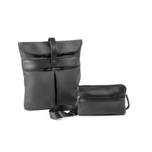 ROVER BACKPACK. Mochila em microfibra e PU
