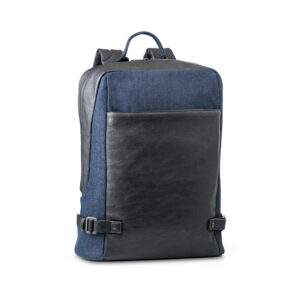 DIVERGENT BACKPACK I. Mochila para portátil até 15'6'' em ganga e PU