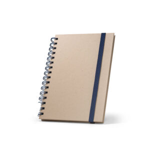PROUST. Bloco de notas A5 com argolas, capa rígida em papel à base de cana-de-açúcar (80% cana-de-açúcar) com páginas lisas