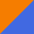 Laranja hexachrome/Azul royal