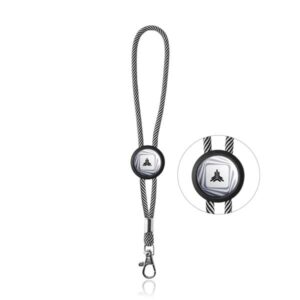 Byner Porta-chaves tubular com ajuste e mosquetão