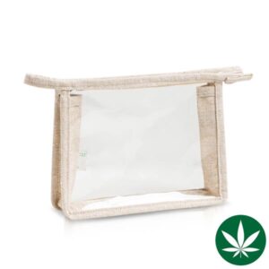 Hempeva Bolsa em tecido de cânhamo e PEVA