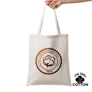 Cotton110 Saco de asas compridas 100% algodão
