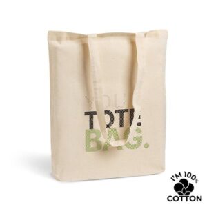 Lausanne Saco com fole base 100% algodão 140g