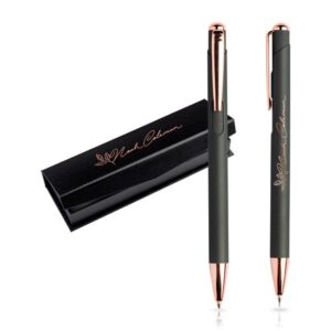 Writz Set Conjunto de esferográfica e lapiseira em metal, estojo de oferta