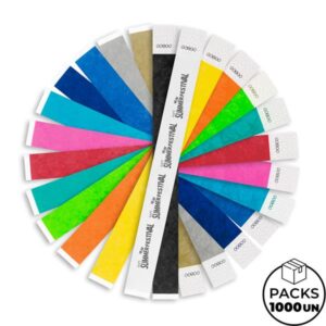 Kayle Pulseira de identificação inviolável em tyvek