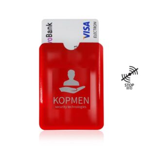 Holdycard Porta-cartão em alumínio, com protecção