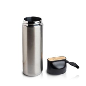 Drinko Garrafa térmica 600ml, detalhe em bambu