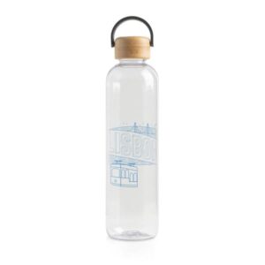 BTBottle Garrafa 1000ml em tritan com tampa em bambu