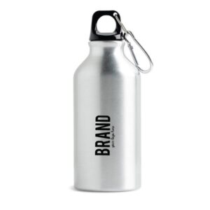 Freshy R Garrafa em alumínio reciclado, 400ml com tampa colorida